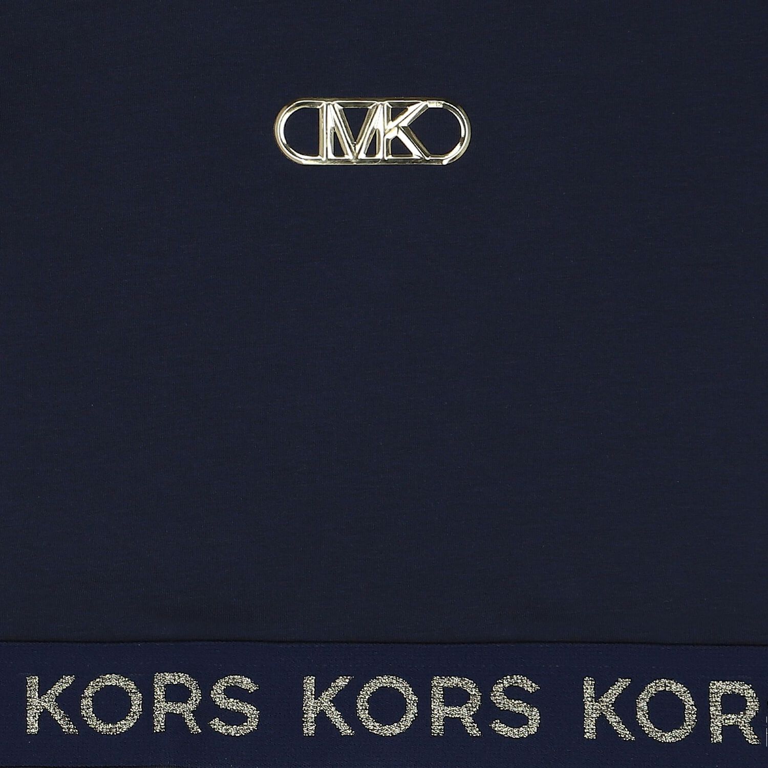 تيشيرت بنات بالشعار باللون الكحلي, 1, hi-res image number null