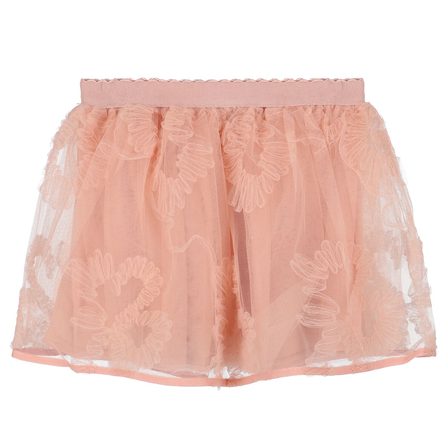 Younger Girls Pink Tulle Skirt, 4, hi-res