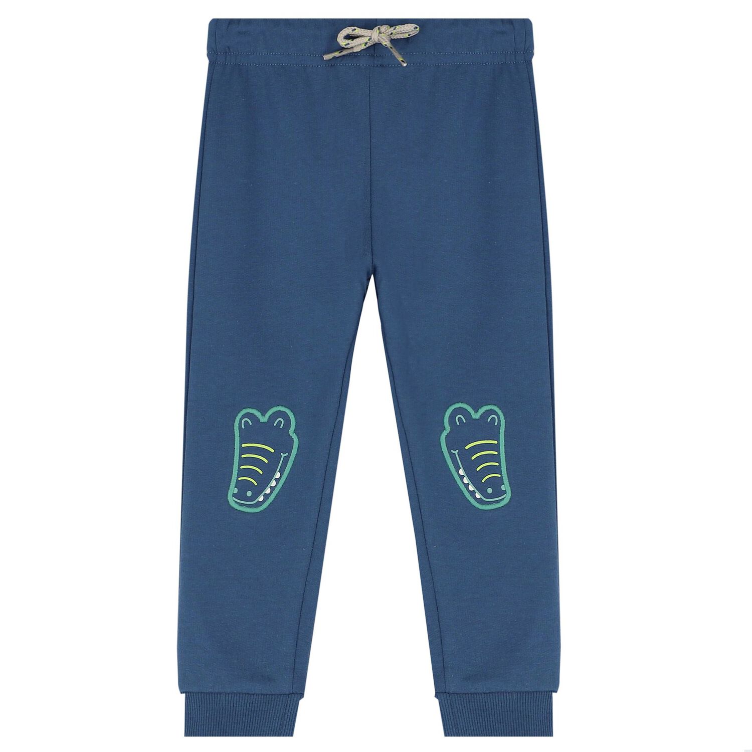 Younger Boys White, Aqua & Navy Blue Tracksuit, 1, hi-res image number null