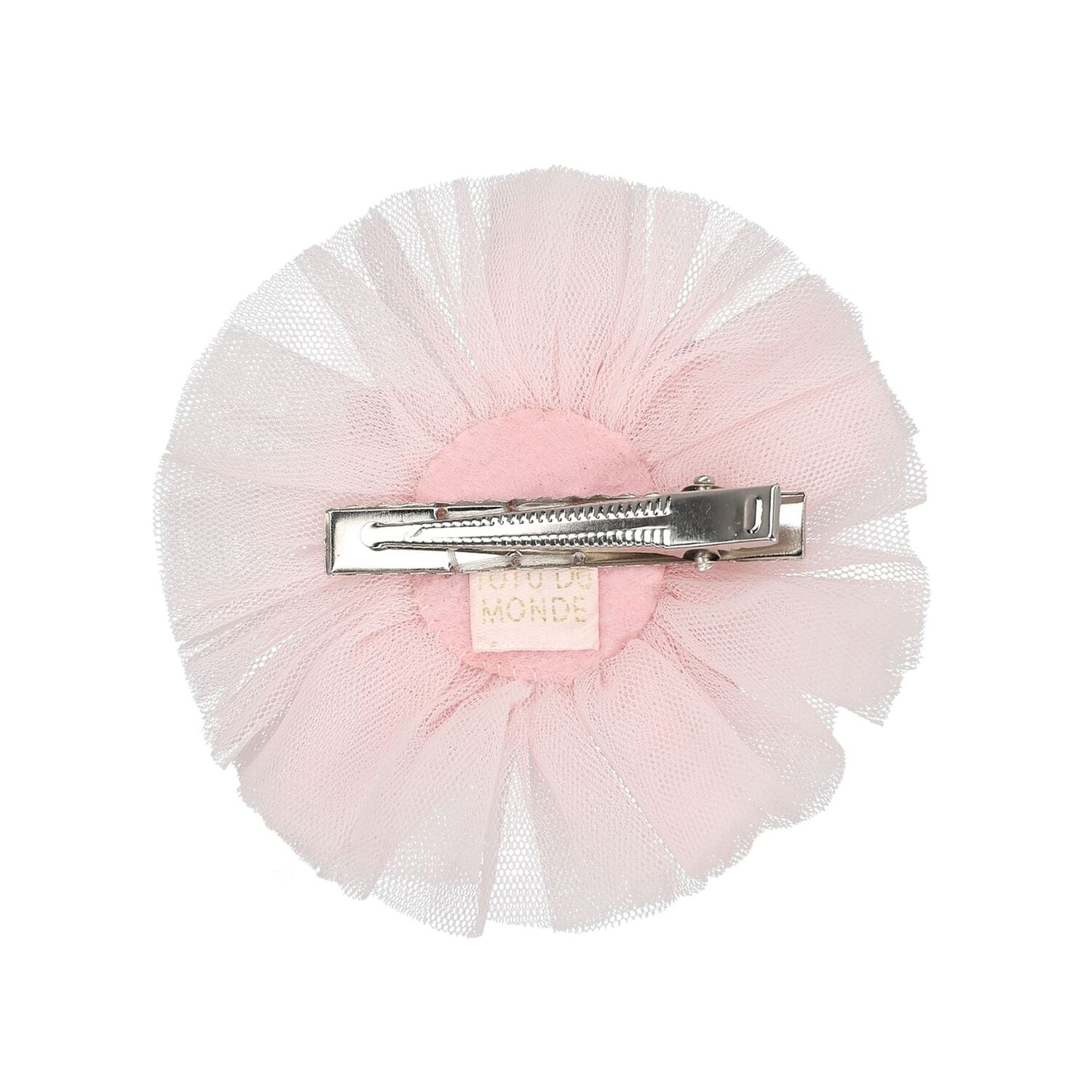 Girls Pink Sequin Flower Hairclip, 1, hi-res