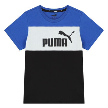 Boys Blue, White & Black Logo T-Shirt