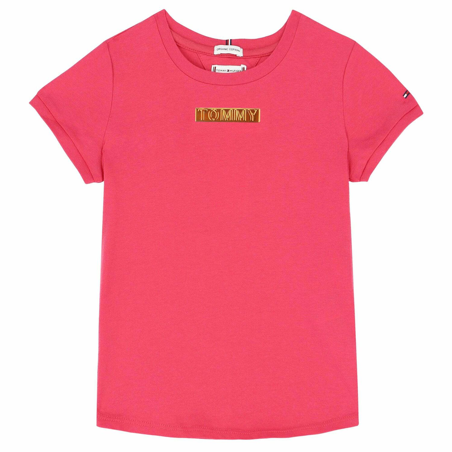 Girls Pink Logo T-Shirt, 1, hi-res