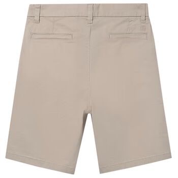 Boys Beige Chino Shorts