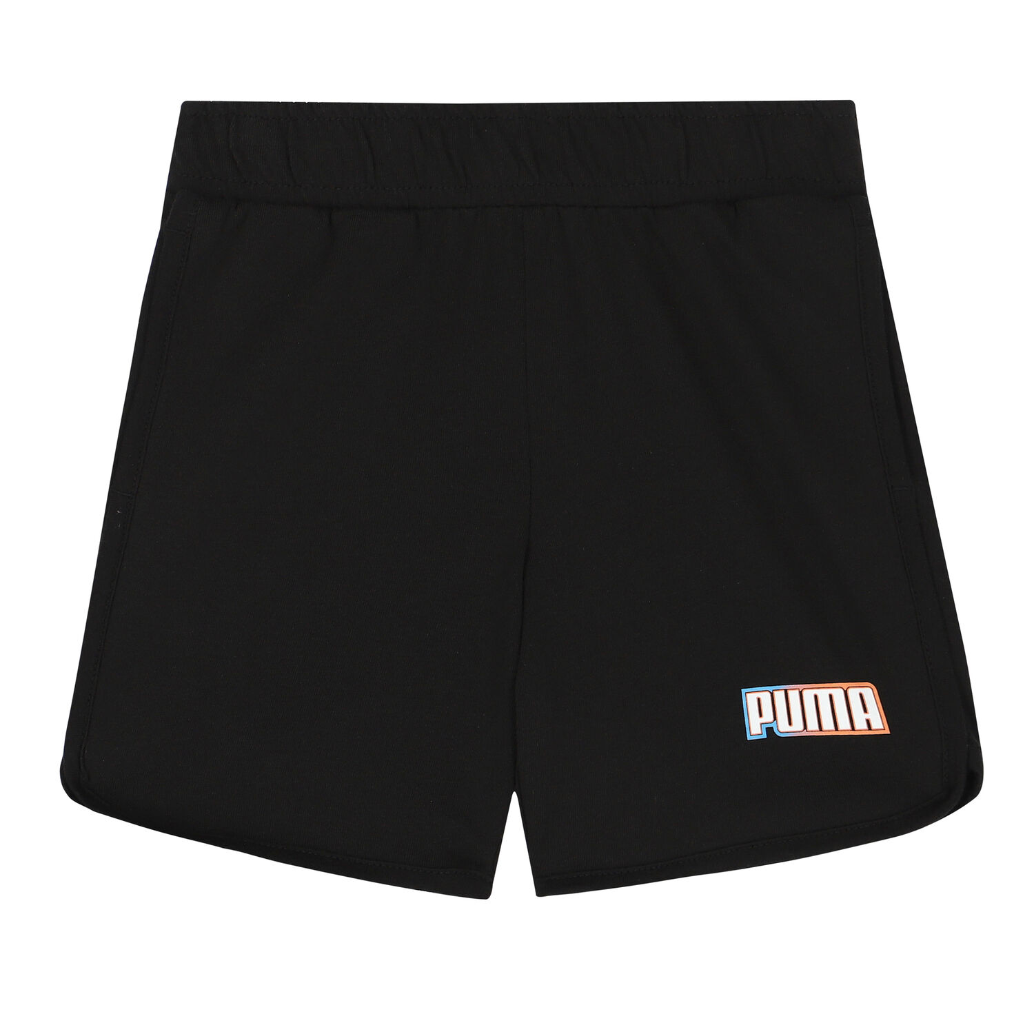 Boys Black Logo Shorts, 1, hi-res image number null