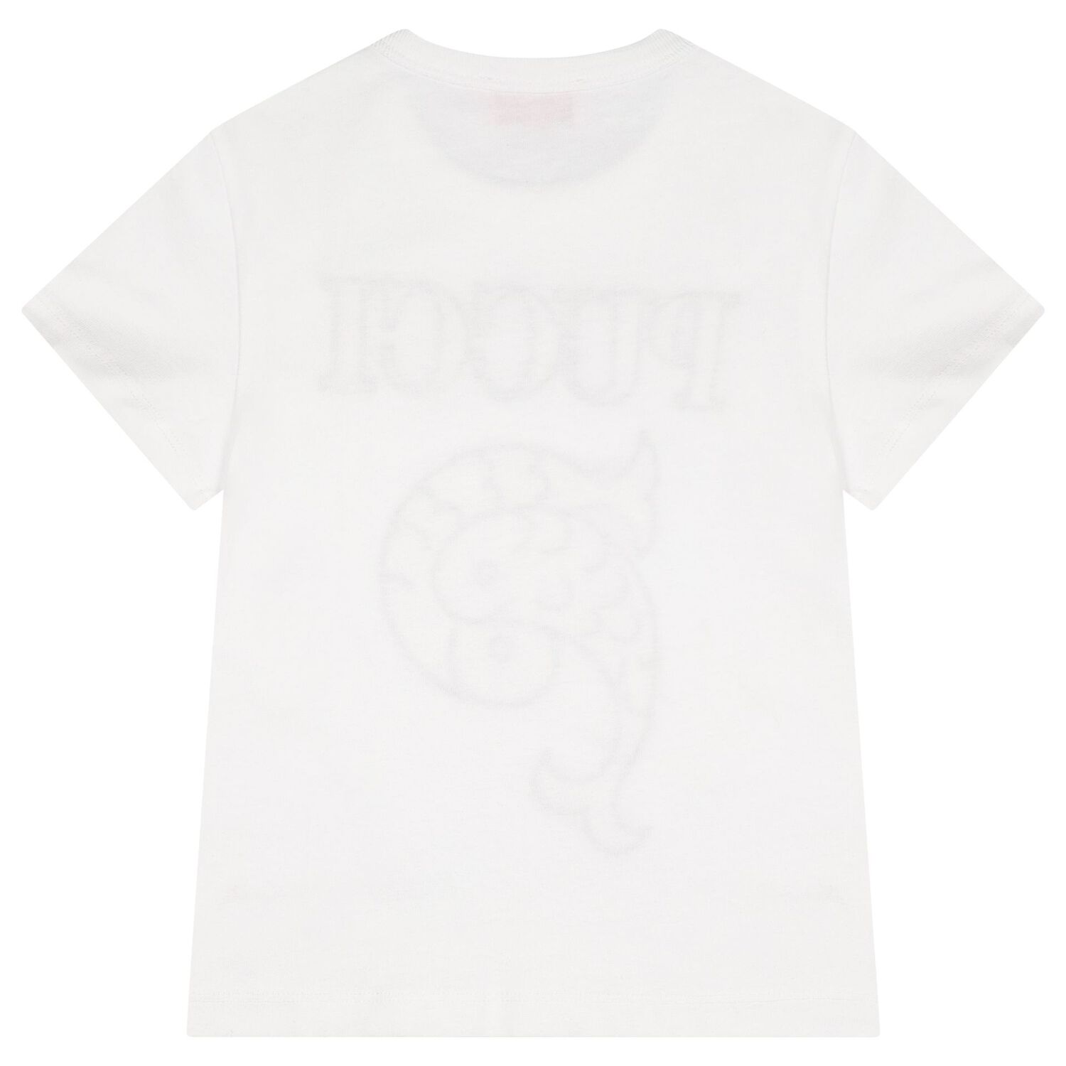 Girls White Logo T-Shirt, 1, hi-res