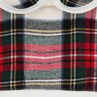 Baby Boys Ivory Tartan Babygrow, 1, hi-res