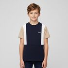 Boys Navy Blue Logo T-Shirt, 2, hi-res