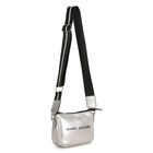 Girls Silver Faux Leather HandBag, 1, hi-res