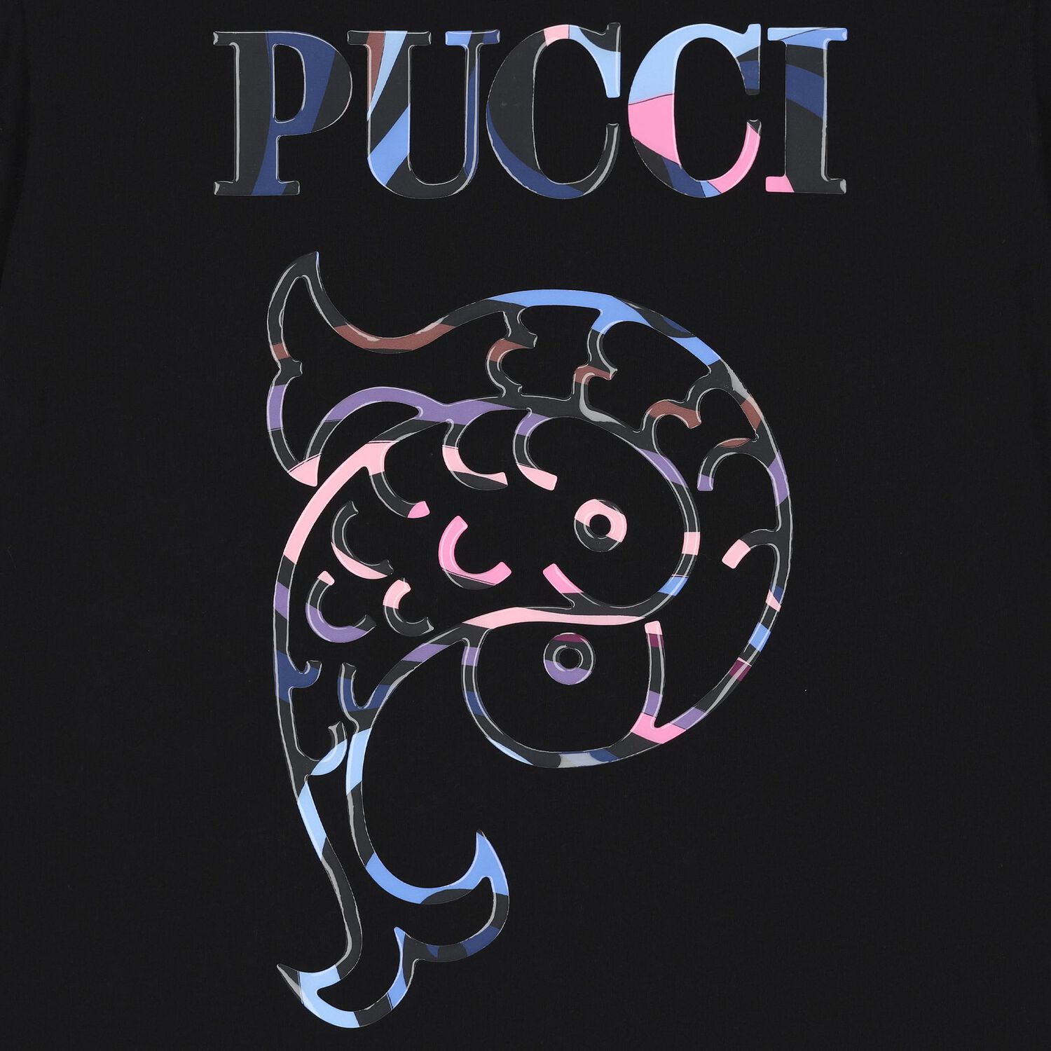 Girls Black Logo Dress, 2, hi-res