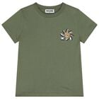 Green Teddy Bear Logo T-Shirt, 2, hi-res