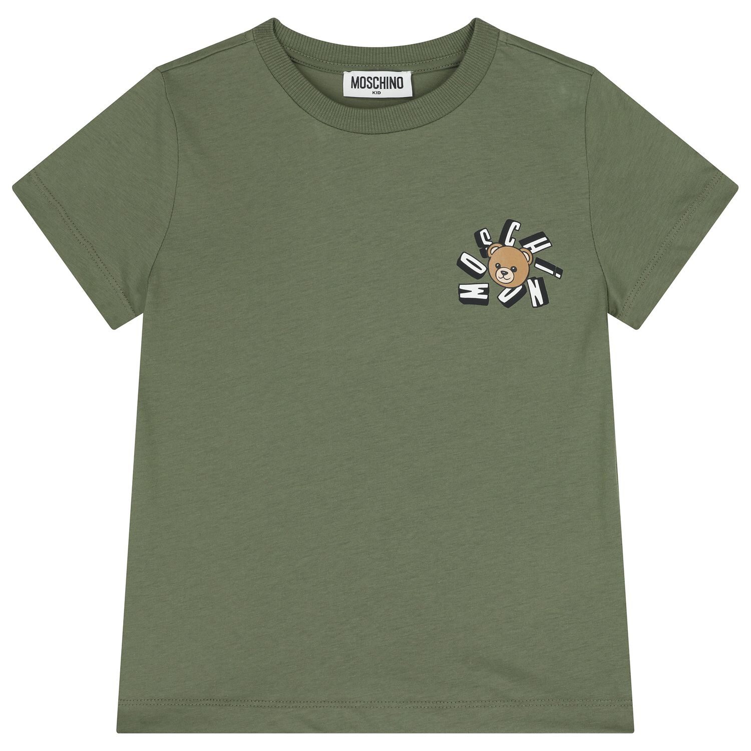 Green Teddy Bear Logo T-Shirt, 2, hi-res