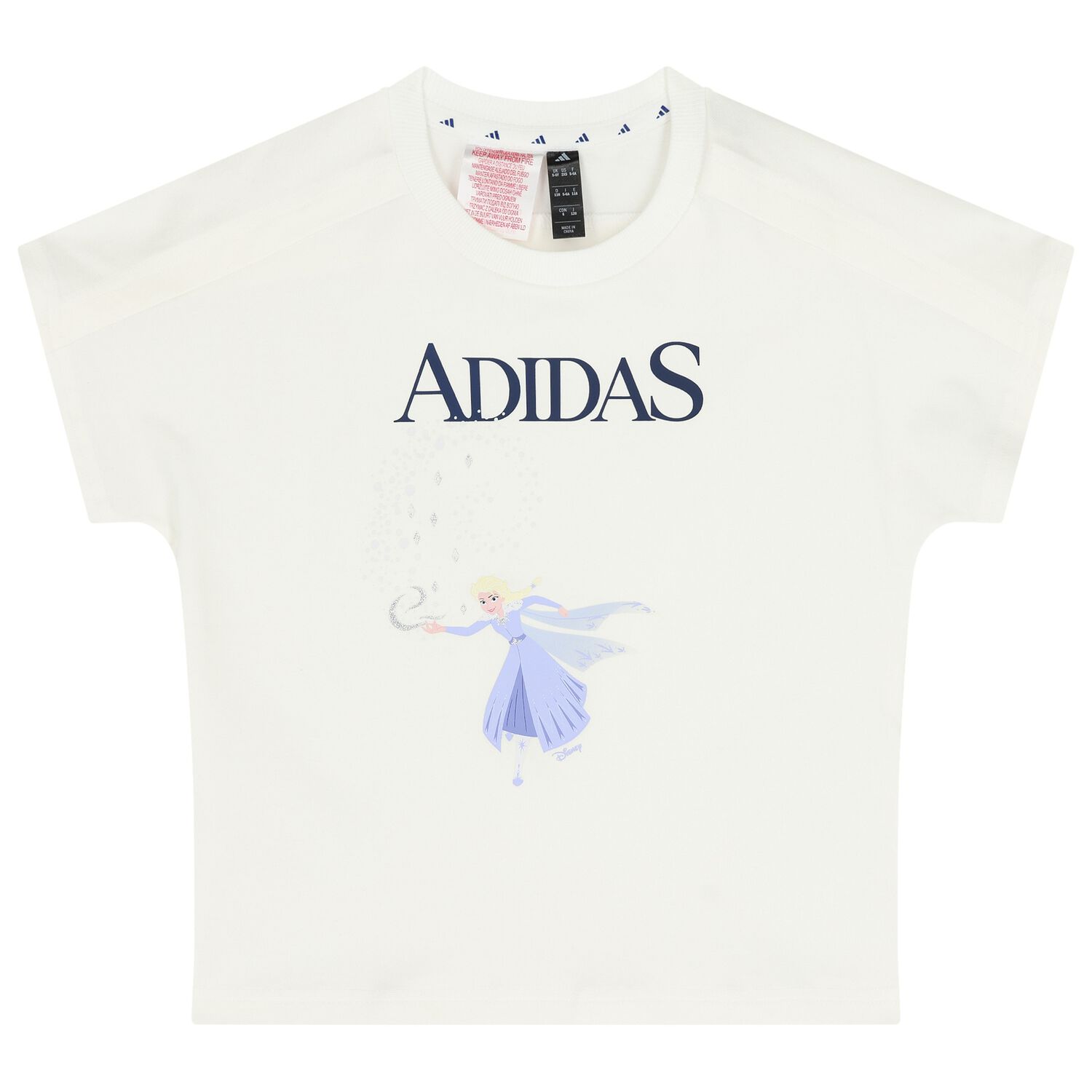 Girls White Disney T-Shirt, 1, hi-res