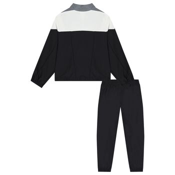Boys Grey & Black Logo Tracksuit