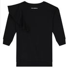 Girls Black Choupette Dress, 1, hi-res