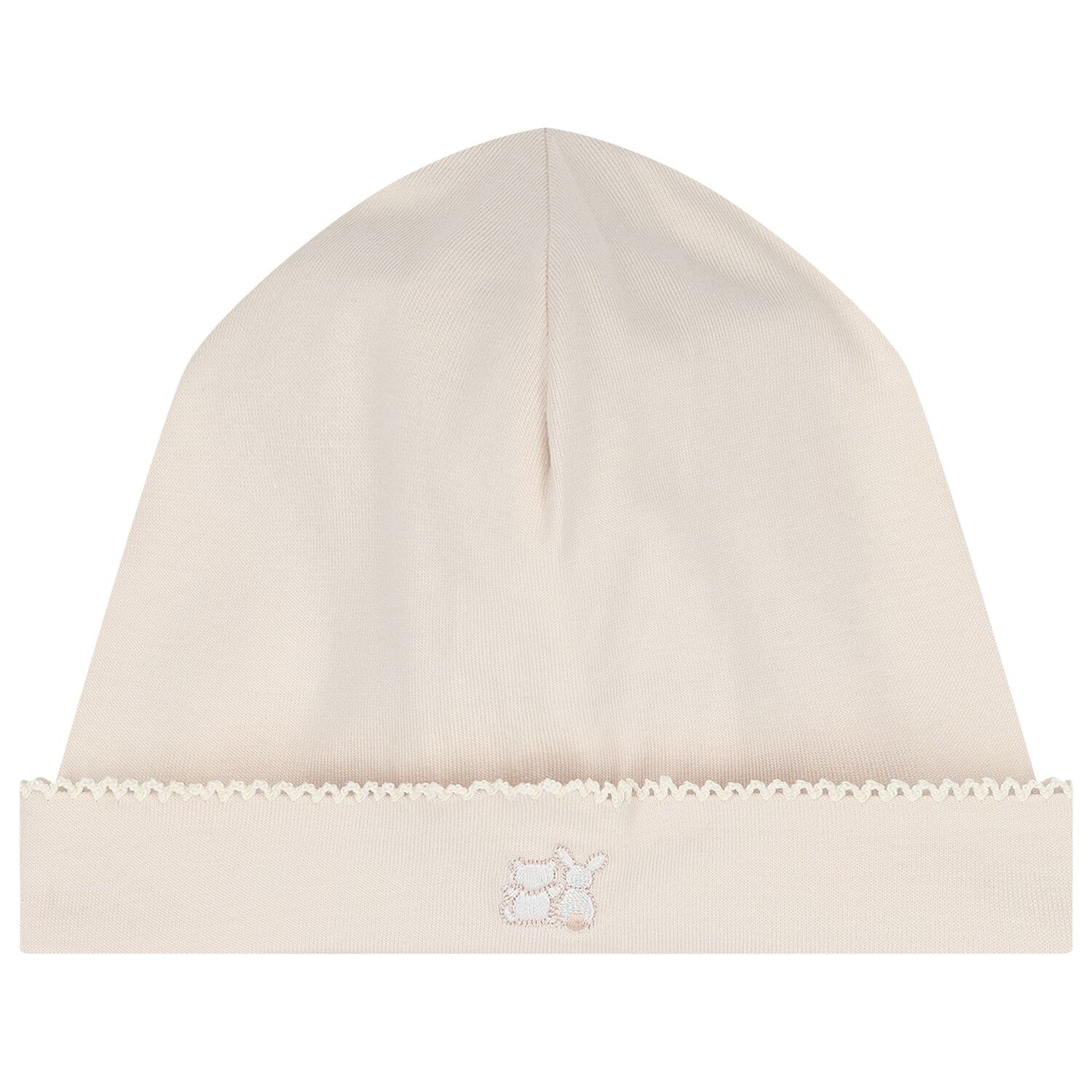 ملابس أطفال مطرزة على شكل دب تيدي باللون البيج, 1, hi-res