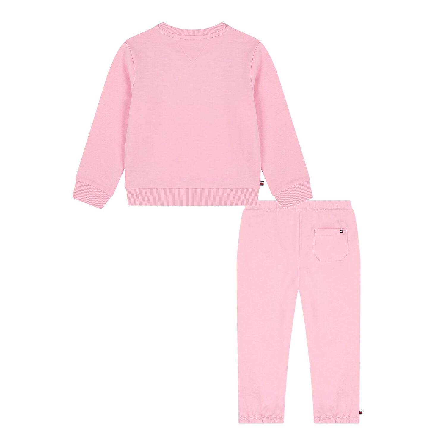 Baby Girls Pink Logo Tracksuit , 2, hi-res