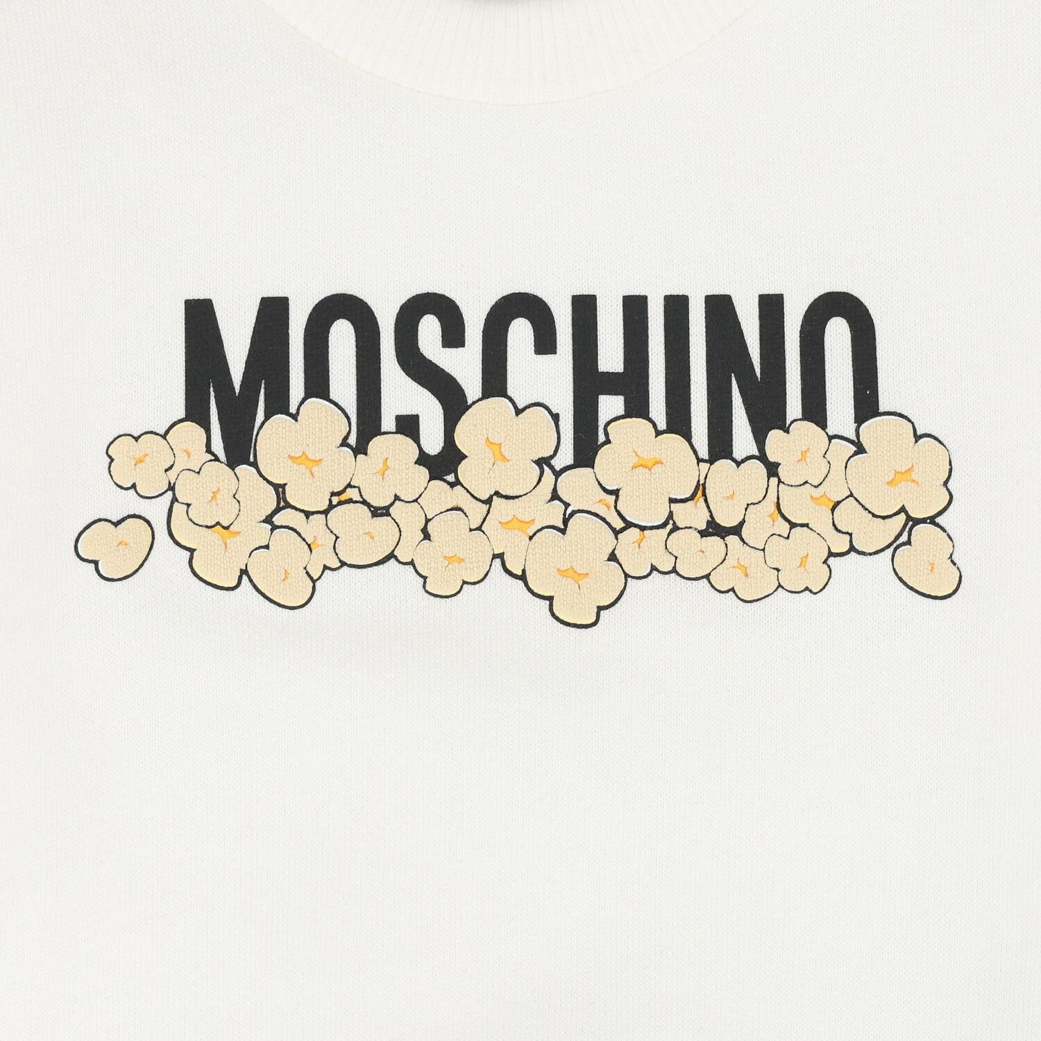 Younger White Popcorn Logo Sweatshirt, 1, hi-res