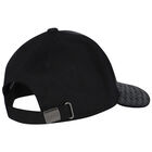 Boys Black Logo Cap, 1, hi-res