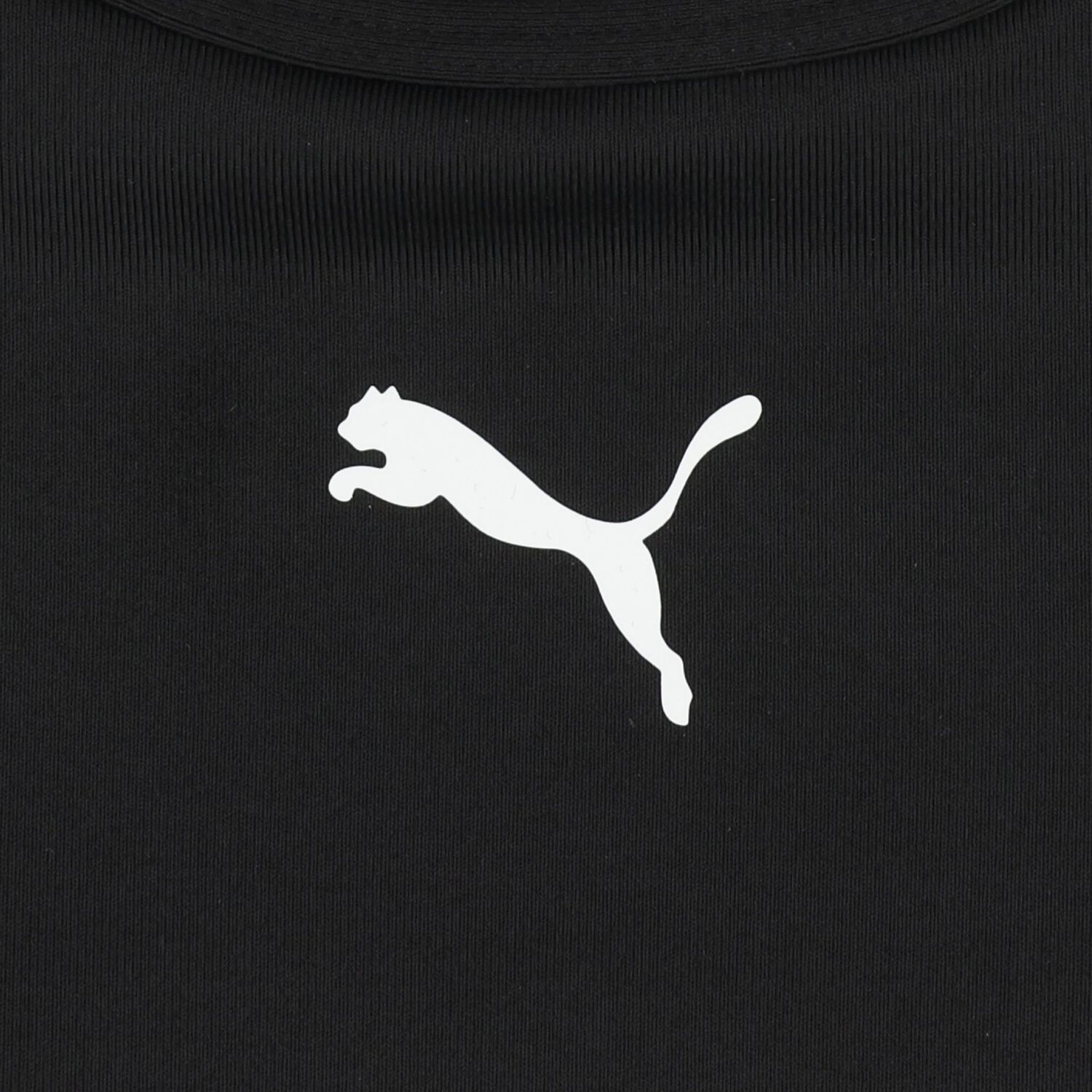 Girls Black Logo Sports Bra Top, 1, hi-res