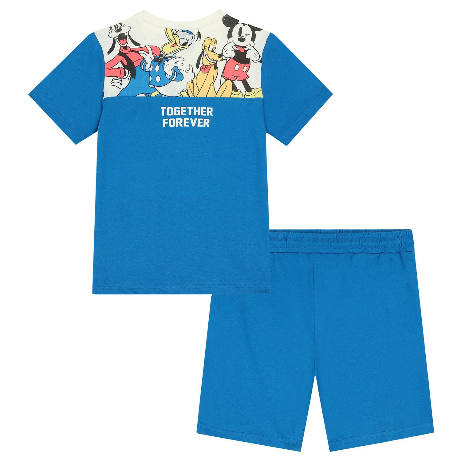 طقم شورت أولاد باللون العاجى والأزرق, 1, hi-res image number null