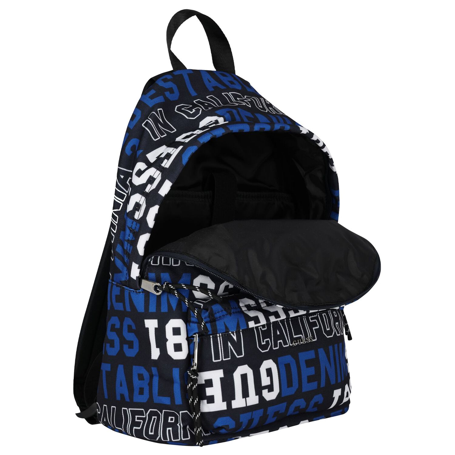 Boys Black Logo Backpack, 1, hi-res image number null