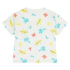 طقم شورت باللون الأخضر والأبيض للأولاد الصغار, 1, hi-res