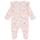 Baby Girls Pink Coral Shells Babygrow Gift Set , 1, hi-res