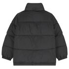 جاكيت منفوخ قابل للعكس منقوش باللونين الأسود والأخضر للأولاد, 1, hi-res