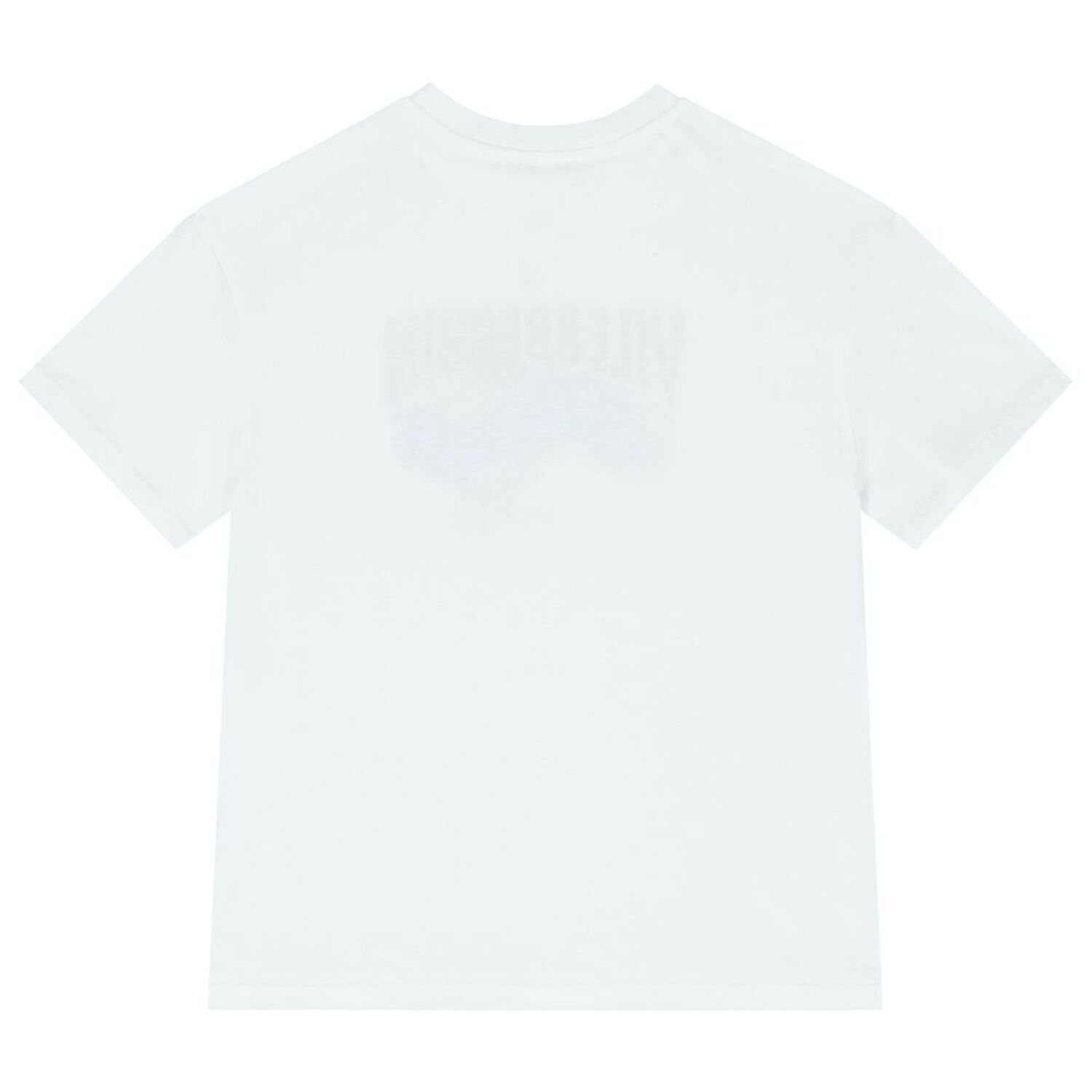 White Logo Wave T-Shirt, 1, hi-res