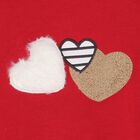 طقم ليجينز للبنات باللون الاحمر والعاجى , 2, hi-res