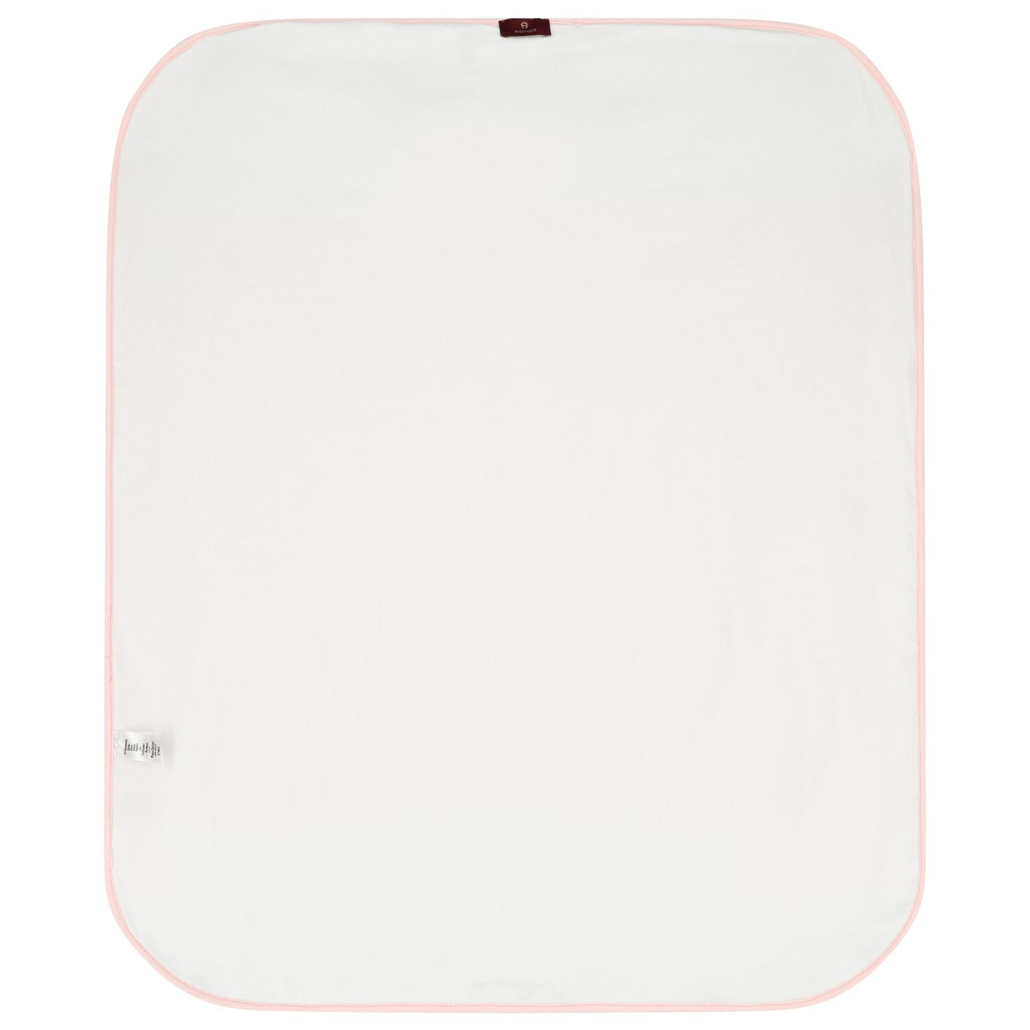 بطانية بنات بالشعار باللون الأبيض والوردي, 3, hi-res image number null