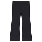 طقم ليجنز بالشعار باللون البيج والأسود للبنات, 1, hi-res