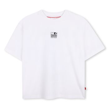 Boys White Logo T-Shirt