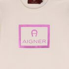 Girls Ivory Tulle Logo Dress, 1, hi-res