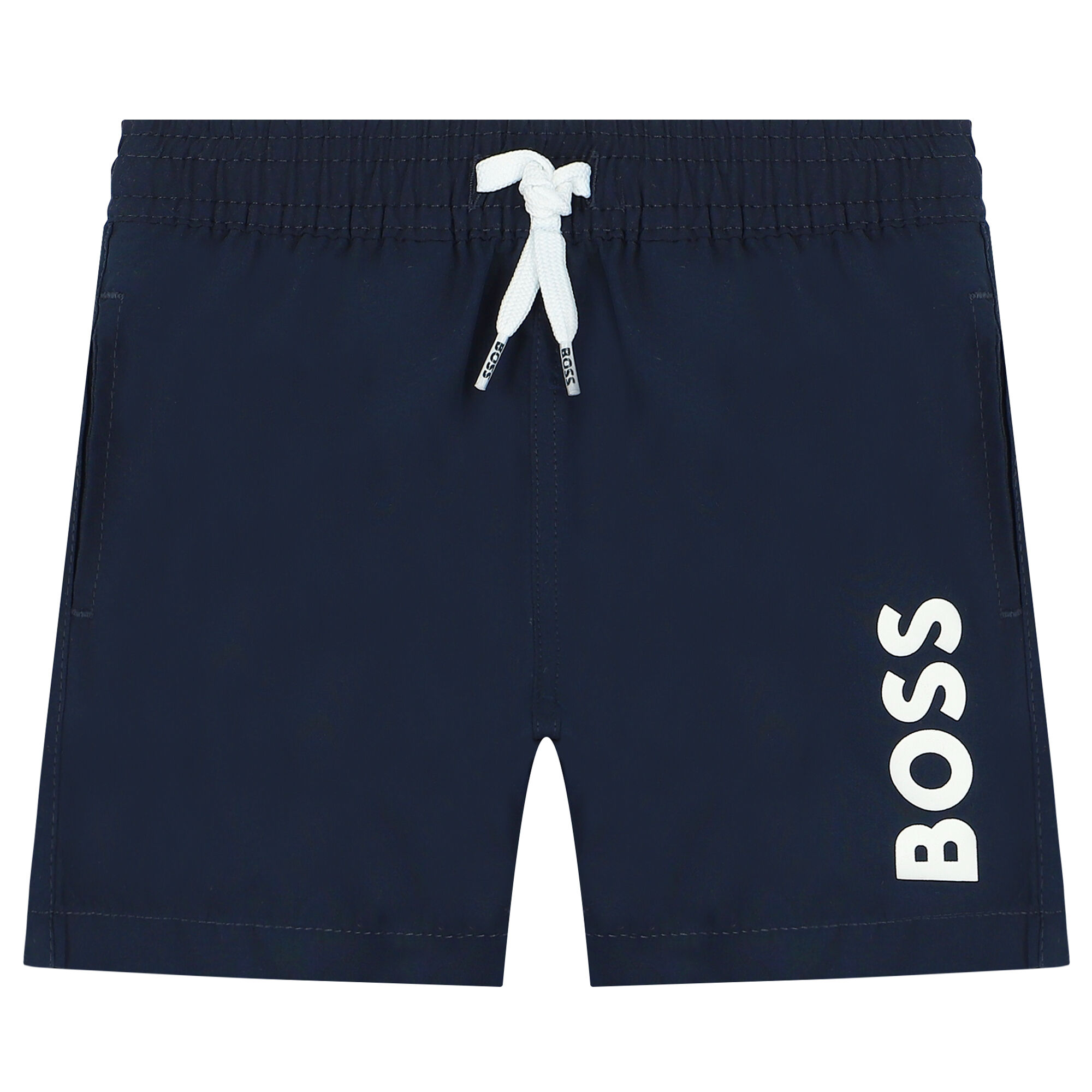 Navy hugo boss swim shorts new arrivals