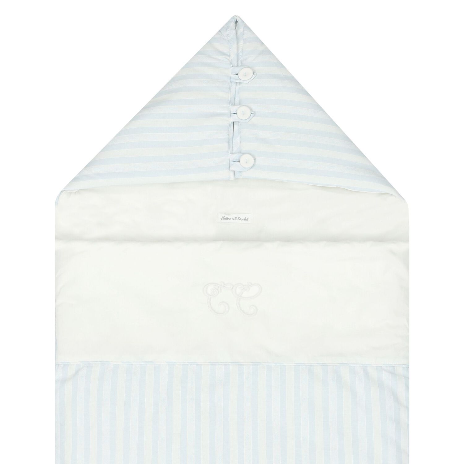 Baby Boys Blue Striped Nest, 1, hi-res image number null