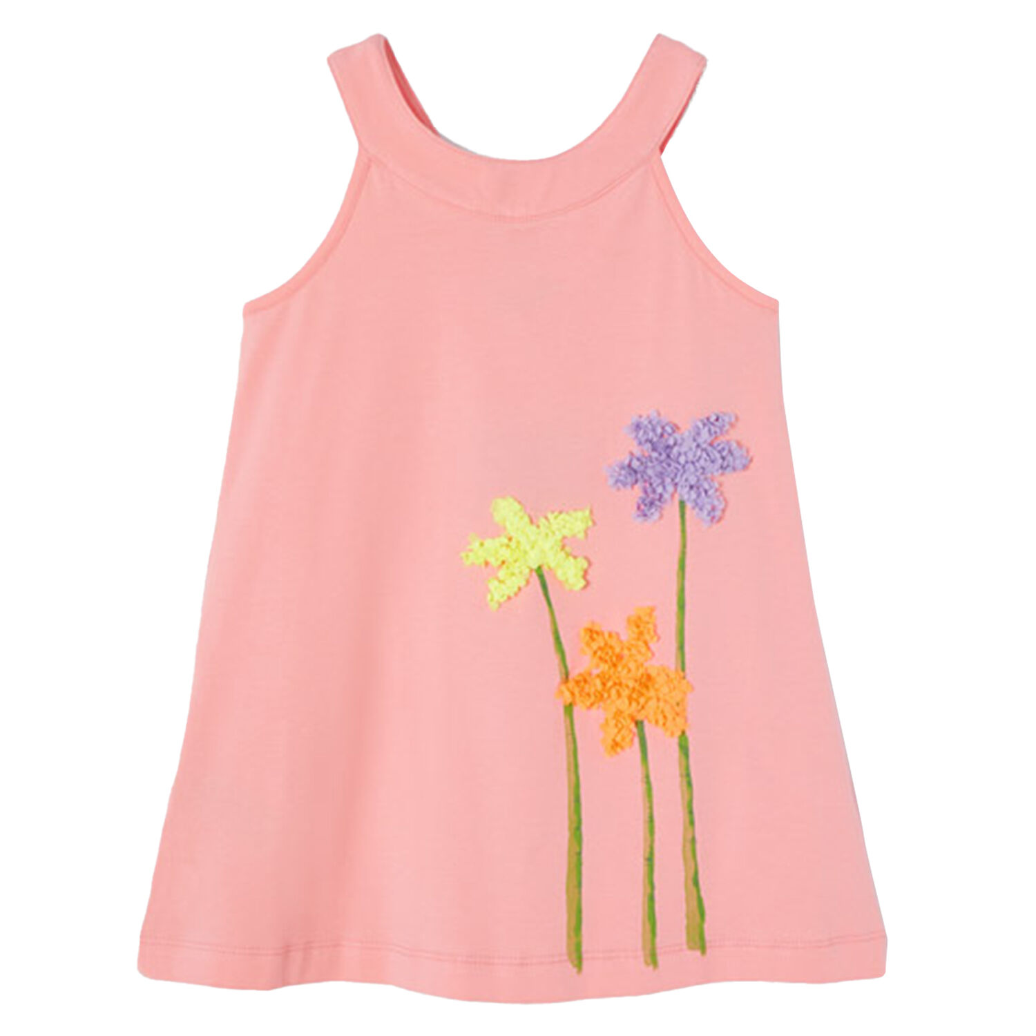 Girls Pink Floral Dress, 1, hi-res image number null