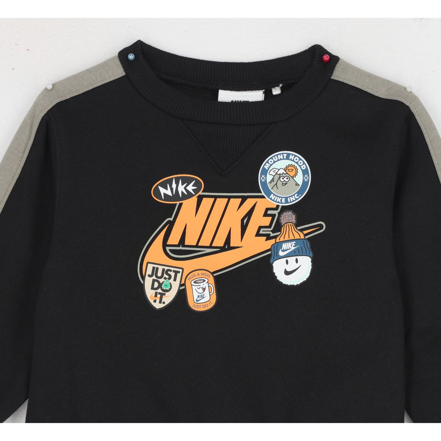 Younger Boys Black Logo Tracksuit, 1, hi-res