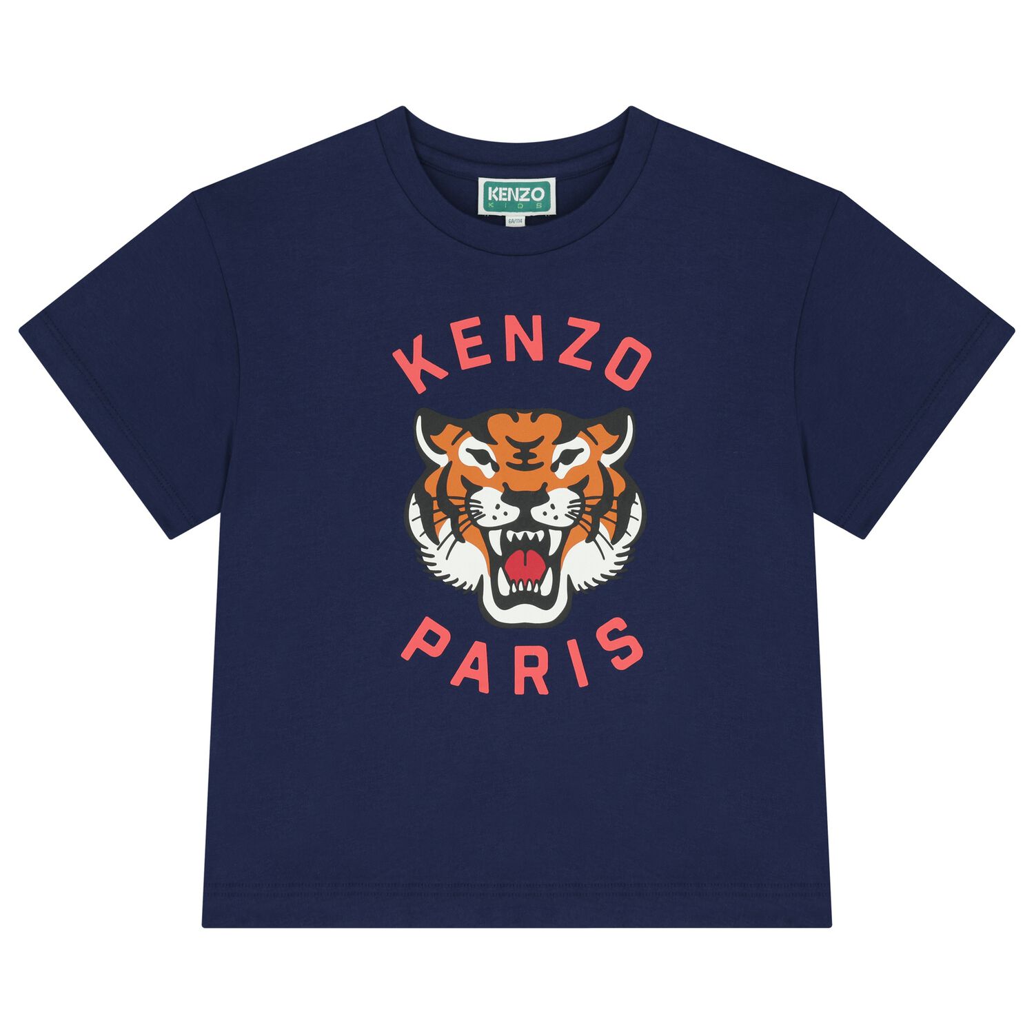 Navy Blue Tiger Logo T-Shirt, 3, hi-res