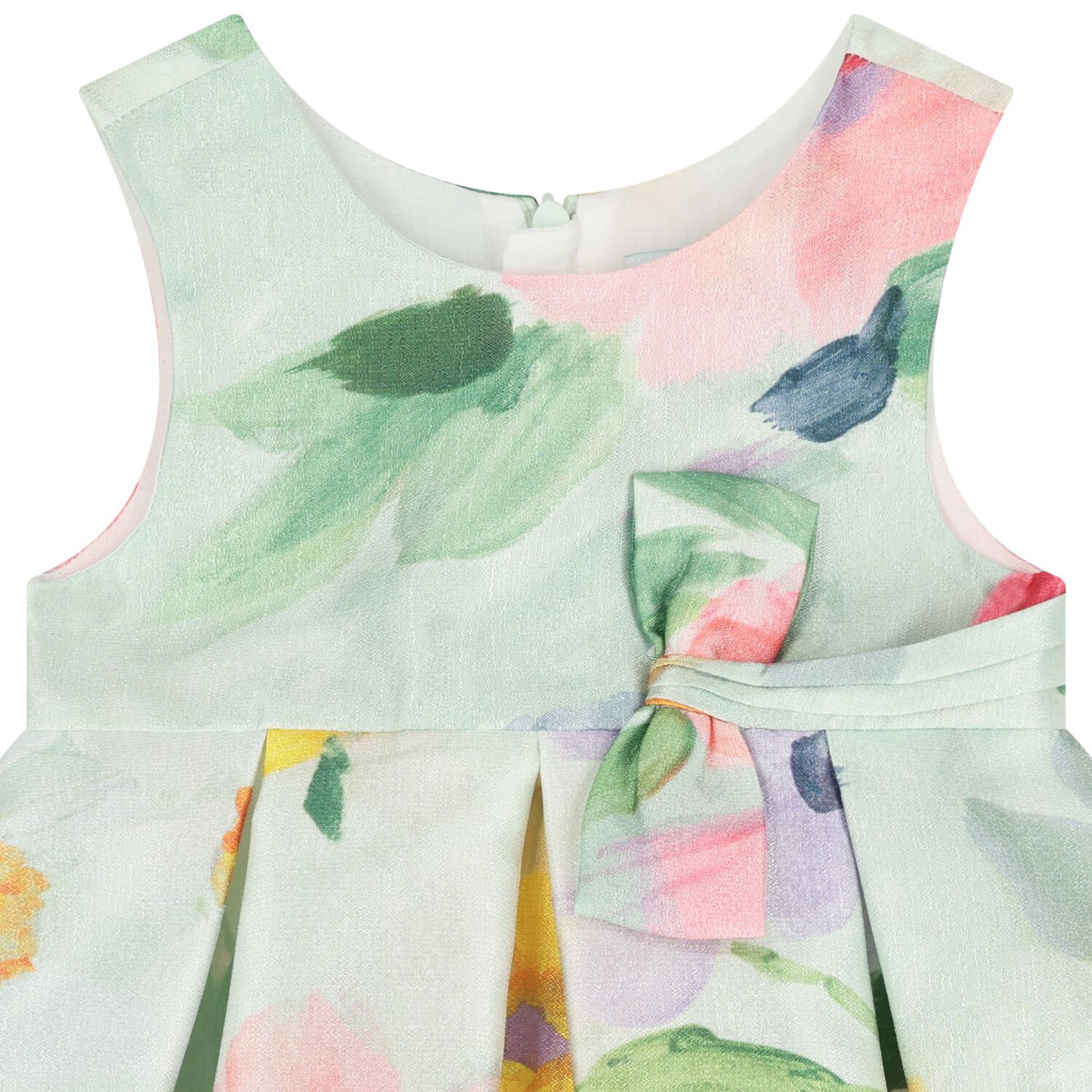 فستان باللون الزهري متعدد الألوان للفتيات , 1, hi-res