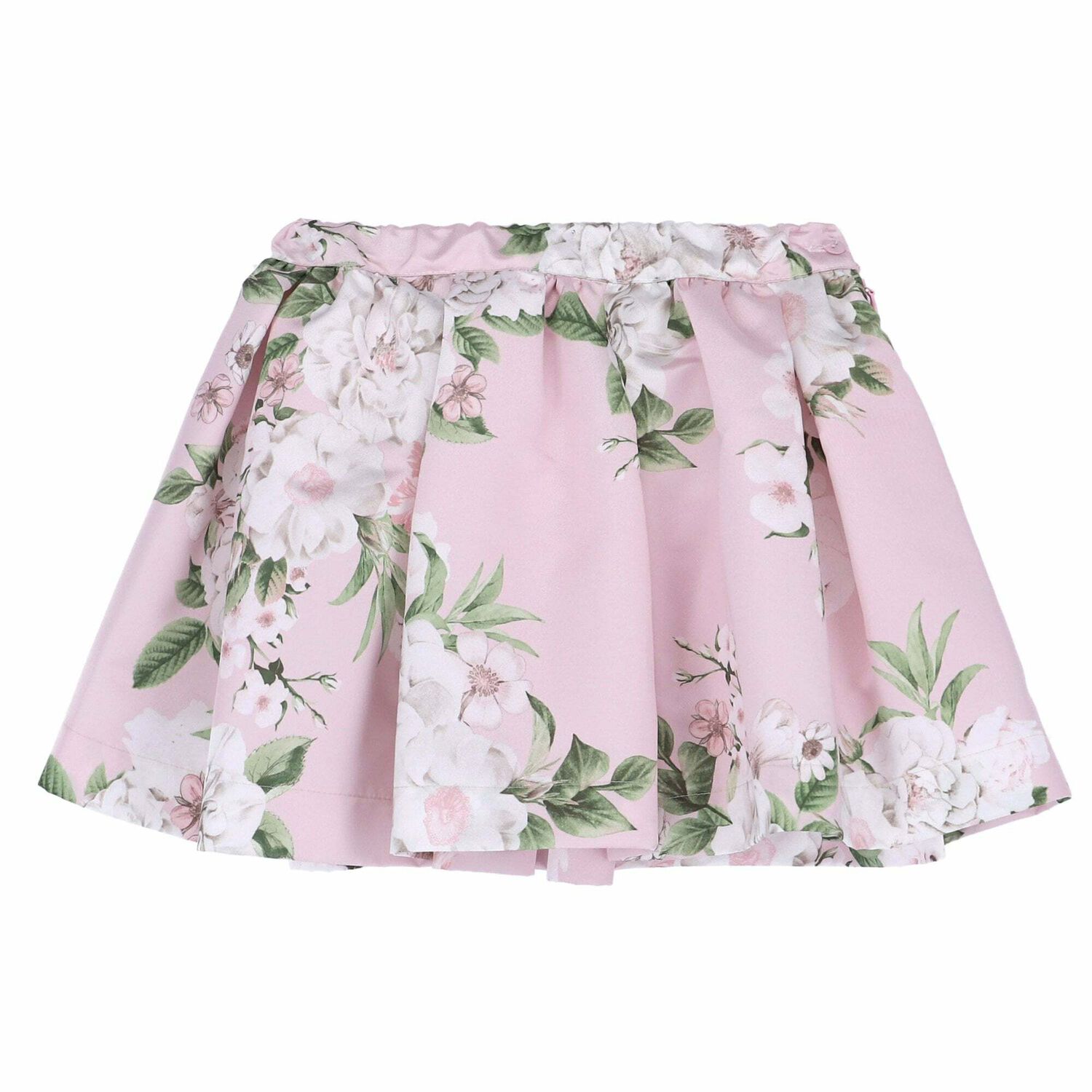 Girls Pink Floral Print Skirt, 1, hi-res image number null