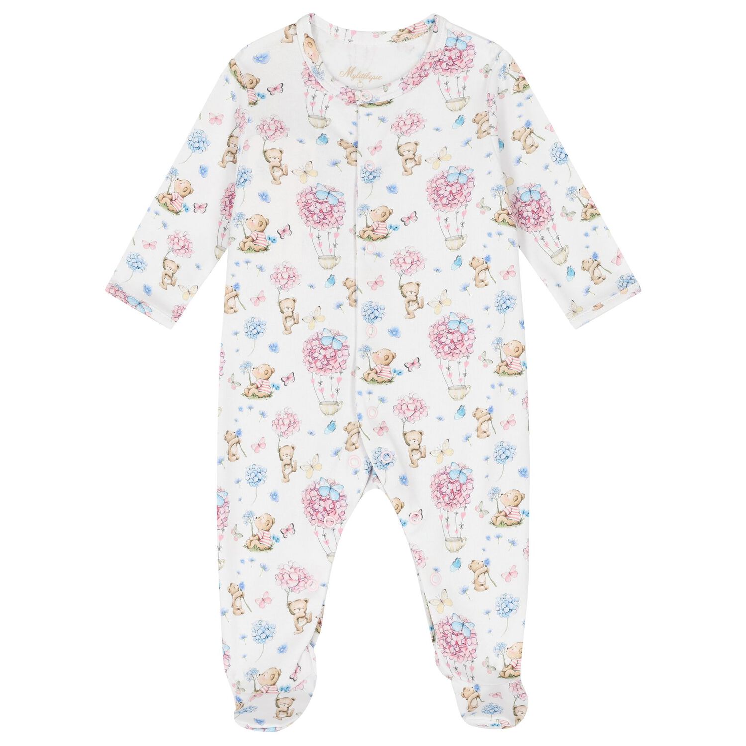 طقم بنات هدايا أفرول  باللون الأبيض, 1, hi-res