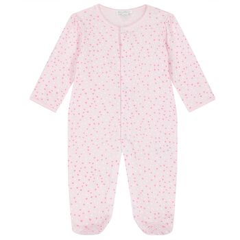 Baby Girls Pink Hearts Babygrow