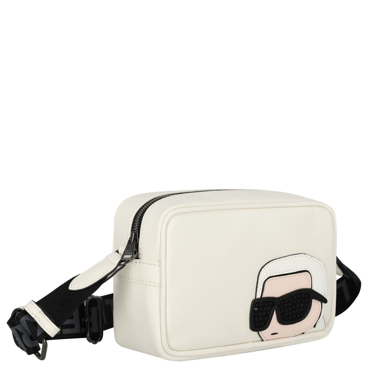Girls Ivory Logo Ikonik Karl Bag, 1, hi-res image number null