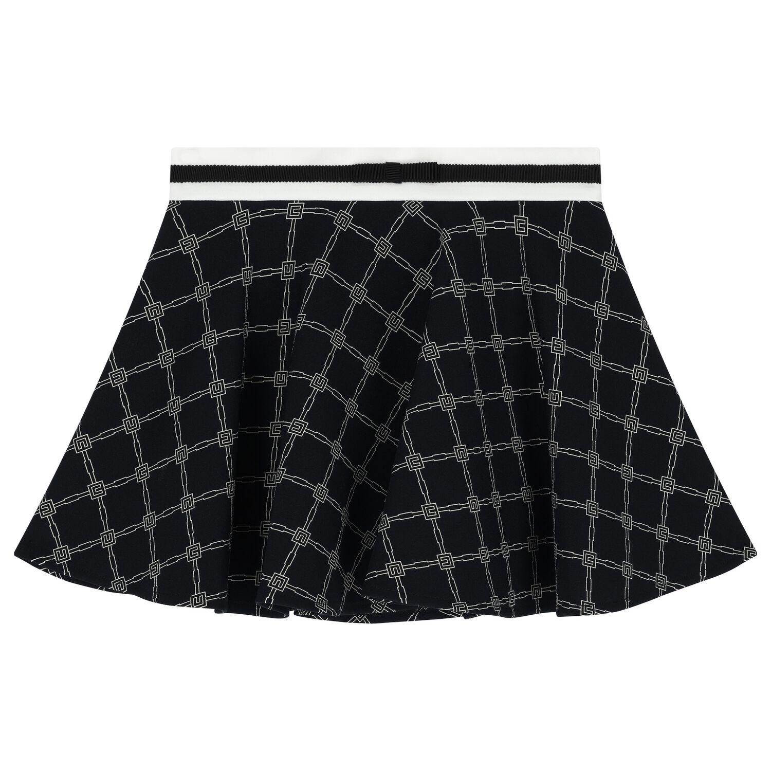 Girls Navy Blue Logo Skirt, 1, hi-res image number null