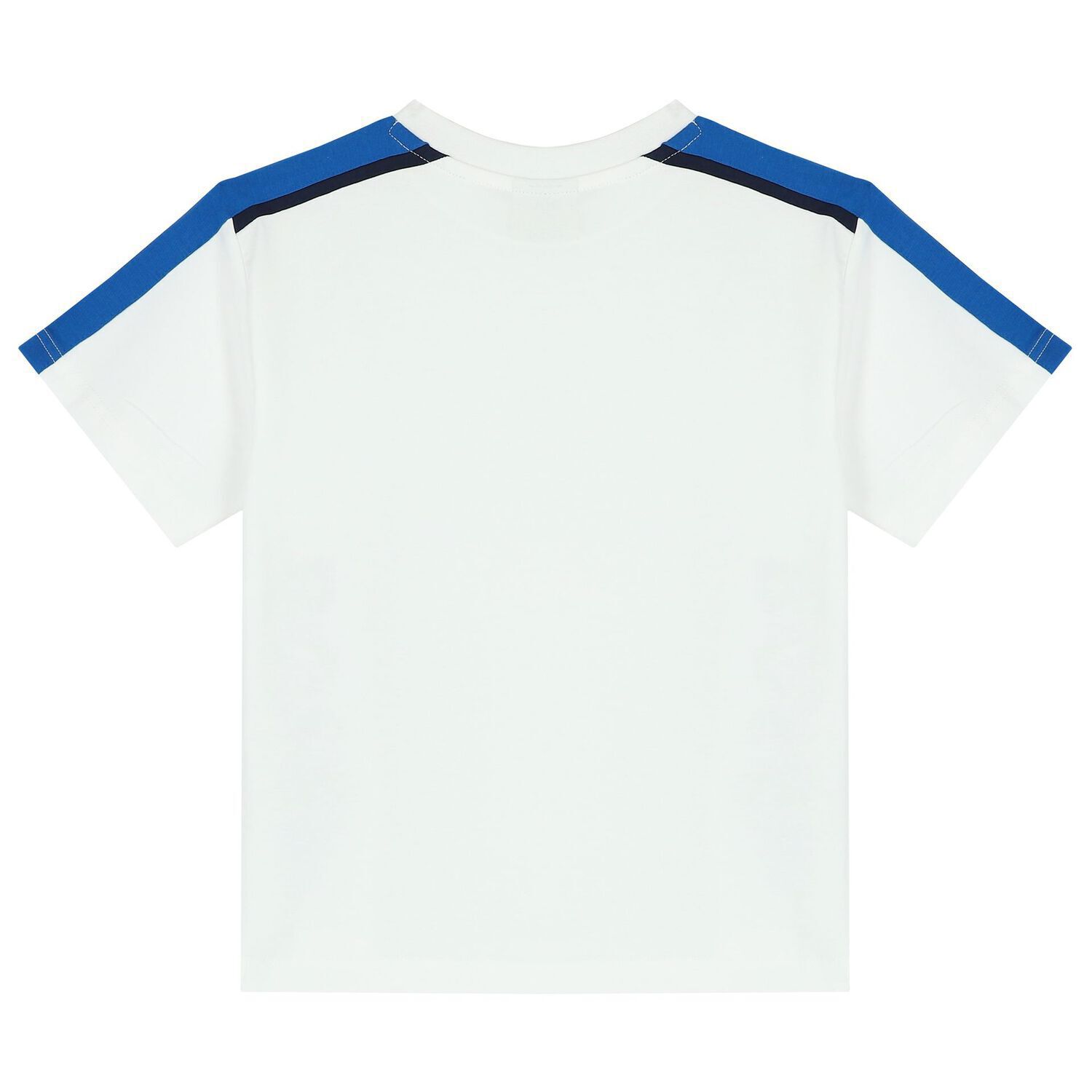 Boys White Logo T-Shirt, 1, hi-res