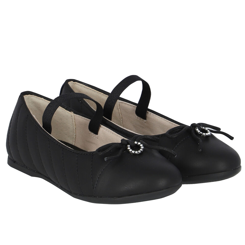 Mayoral Girls Black Ballerina Shoes Junior Couture UAE
