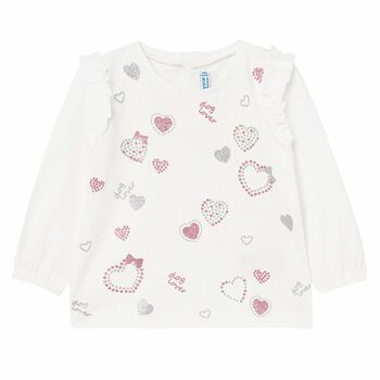 Younger Girls Ivory Top