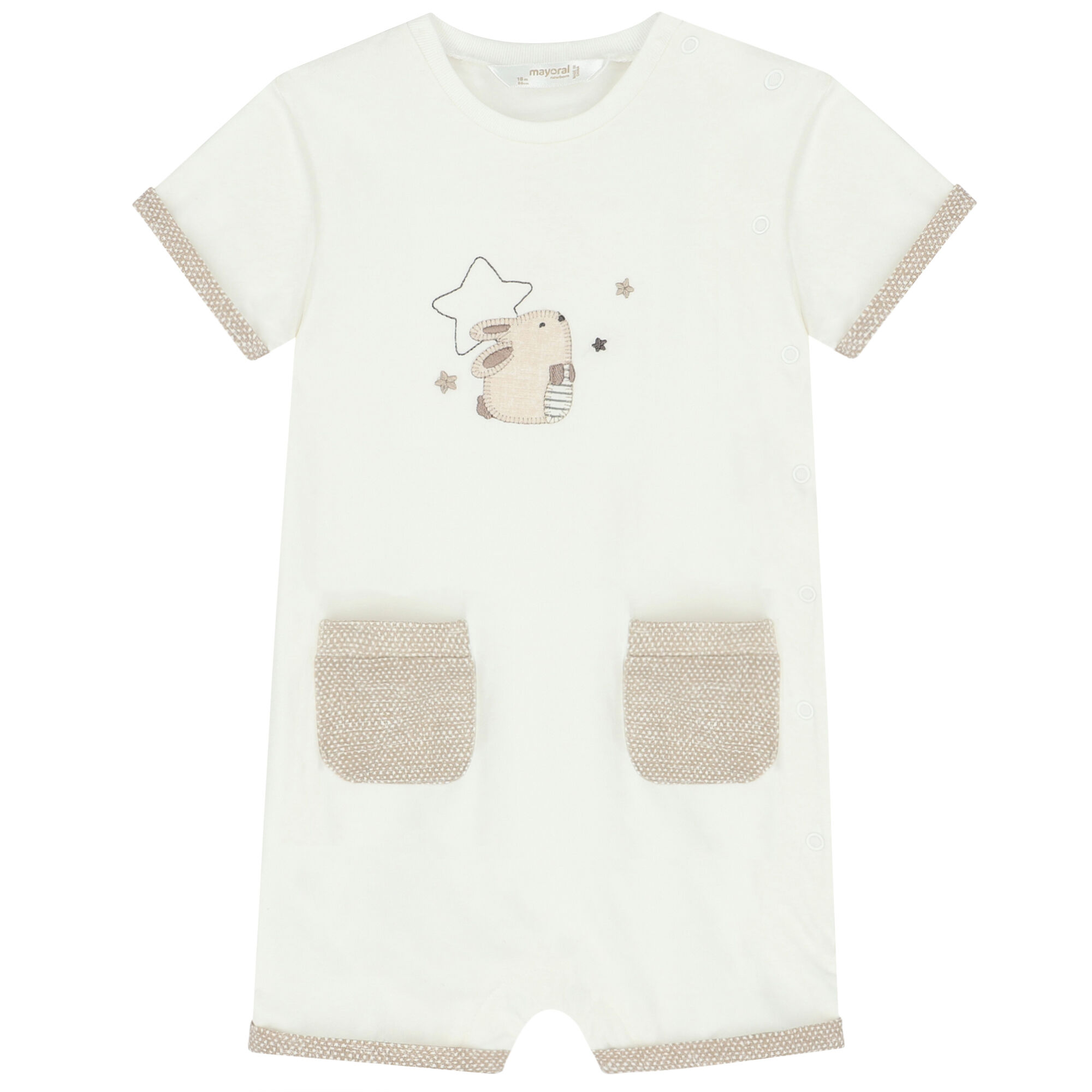 Mayoral Ivory Mouse Romper Junior Couture UAE