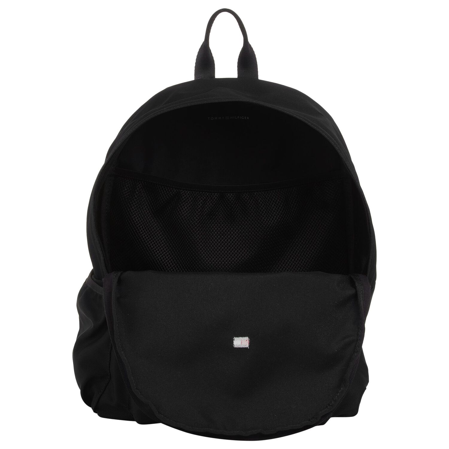 Black Logo Backpack, 1, hi-res
